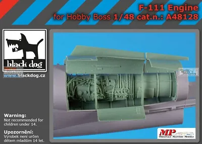 BLDA48128A 1:48 Black Dog F-111 Aardvark Engine (HBS Kit) • $40.74