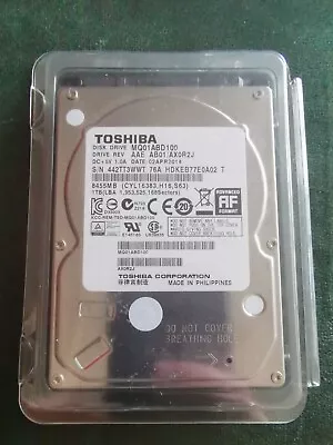 Toshiba MQ01ABD 1TBInternal5400 RPM6.35 Cm (2.5 ) (MQ01ABD100) Desktop HDD • £15