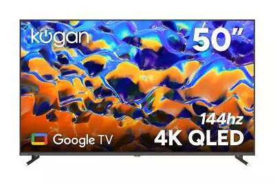 Kogan 50  QLED 4K 144Hz Smart Google TV - Q98G 50 Inch TVs TV & Home Theatre • $604