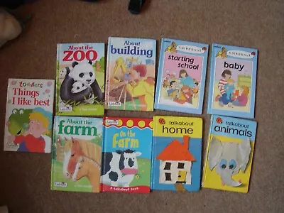 Bundle Of Ladybird Books X 9 Toddler Books Talkabout Farm Zoo Buildings Home #8 • £5