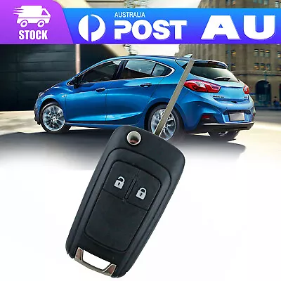 To Suit Holden Barina/Cruze/Trax 2 Button Remote Flip Key Blank Shell/Case/Fob • $8.79