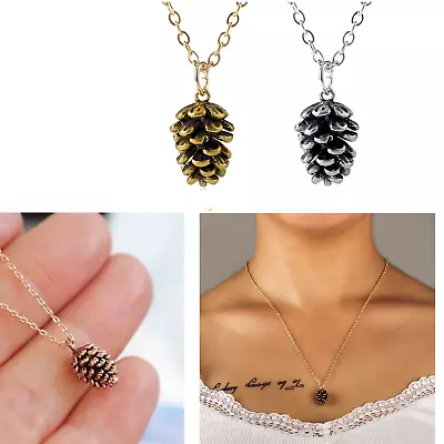 Retro Silver Gold Plated Hip Hop Acorn Pendant Fashion Men Ladies Chain Necklace • £3.99