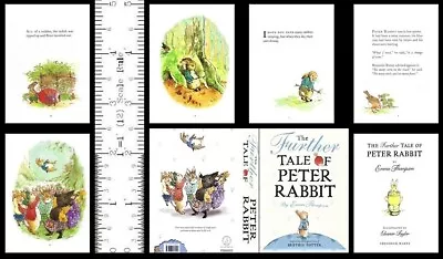 $23.50 • Buy 1:4 SCALE MINIATURE BOOK FURTHER TALE OF PETER RABBIT FOR MSD DOLLS 15.5 Inches