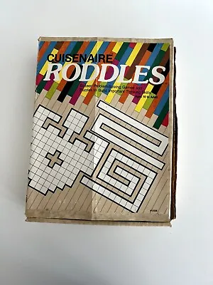 Vintage Cuisenaire Roddles Game COMPLETE! Sixteen Puzzles In Great Condition! • $4