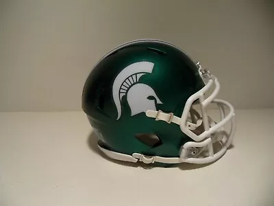 Custom 2022 Satin Green Alternate Michigan State Spartans  Mini Helmet • $32.95