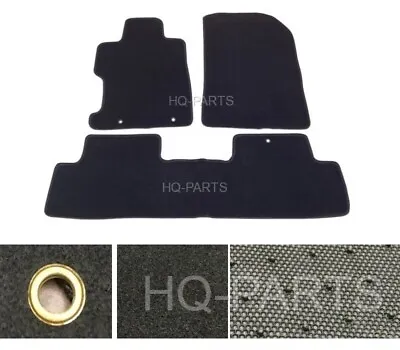 New 3 Pieces Black Nylon Carpet Floor Mats Fit For 06-11 Honda Civic 2 / 4 Doors • $40.88