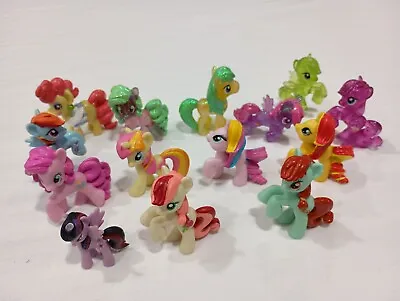 Lot Of 14 My Little Pony Blind Bag Figurines Glitter Clear Color • $14.99