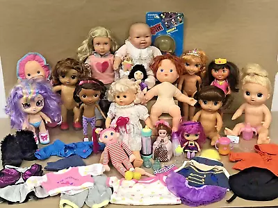 Vintage - Modern Baby Doll & Clothing Mixed Lot Dora Shortcake Baby Alive Disney • $105