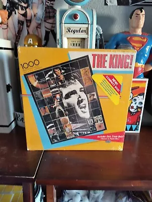 New Vintage 1985 The King! Elvis Presley 1000 Pc Puzzle Springbok Made In USA • $12.99