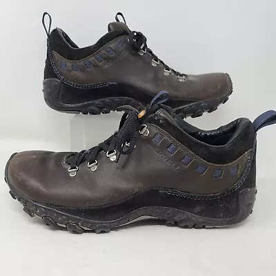 Merrell Chameleon Arch Traveler Womens Hiking Shoes Brown Leather J87652 Size 10 • $39.21