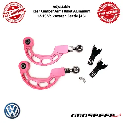 Godspeed Adj. Rear Camber Arms Billet Aluminum For 12-19 Volkswagen Beetle (A6) • $170