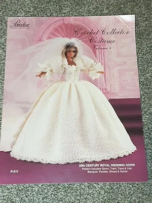 £27.99 • Buy Vtg 20th Century Royal Wedding Dress Crochet Cotton Pattern From 1993 (read)