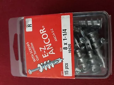 E-Z Ancor With Screws (Midwest Fastners) 8x1-1/4 15pcs • $6