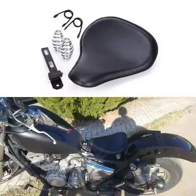 Black Motorcycle Bobber Solo Seat Spring Bracket Kit For Kawasaki Vulcan 800 900 • $65.35