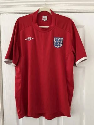 £19.96 • Buy England 2010-2012 Away Red Football Shirt Size 46 XL South Africa Umbro