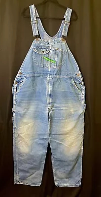 Key Imperial Overalls Mens 48x30 Bibs Denim Carpenter Farmer Mechanic Work Jeans • $30