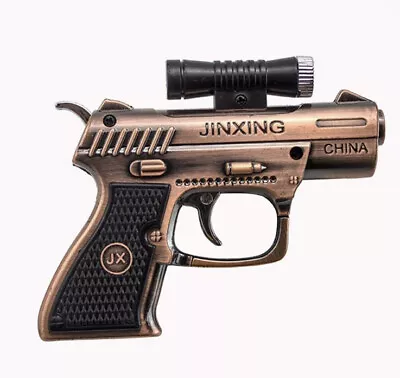 £9.90 • Buy 1 X Windproof Turbo Jet Flame Refillable Gas Cigarette Cigar Lighter Bls Bronze