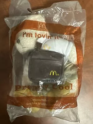 McDonald's I'm Lovin It Teddy Bear With Handbag Plush Stuffed Animal Preppy Cool • $19.98