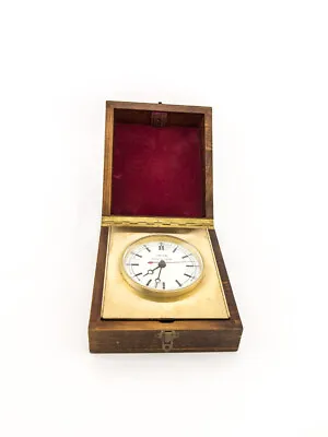 Interesting Marine Quartz Marine Chronometer Made By Jaeger France • £602.63