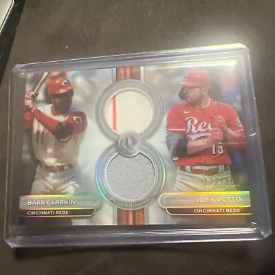 2024 Topps Tribute Baseball Dual Relic Barry Larkin Joey Votto /199 #DR2-LV Reds • $15