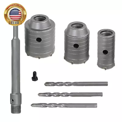 Concrete Hole Saw Drill Bits SDS Plus Tungsten Carbide Masonry Cement Hole Saw K • $45.62