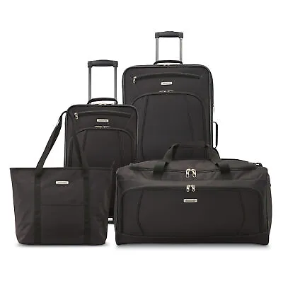 View Details American Tourister Riverbend 4 Piece Softside Set - Luggage • 69.99$