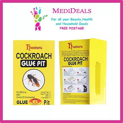 Hunters Cockroach Pit  - 6 Pits In Pack • £1.95