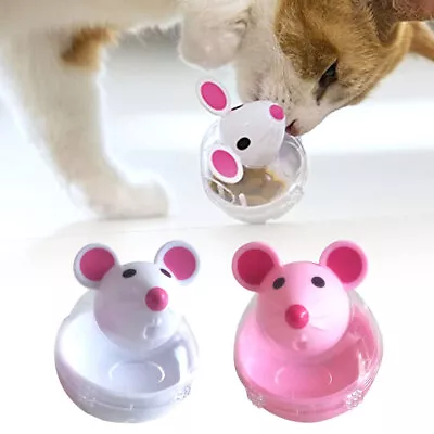 Pet Cat Dog Tumbler Feeder Leakage Food Dispenser Treat Ball Toy Mice 2024 #T • $11.46