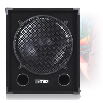 CHOICE Max Passive Bass Bin DJ Disco Sub Party PA Subwoofer 12  15  800-1200W • £155