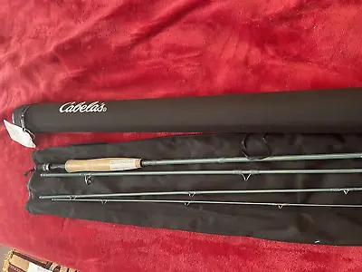 NEW Cabela's Synch Fly Rod WITH HARD CASE 8' 6'' 5 WT 4 PIECE • $99