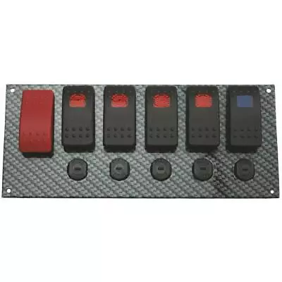 Moroso 74193 Switch Panel Rocker LED Grey/black • $174.99