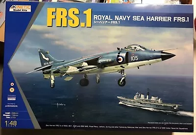 KINETIC 1/48 *Royal Navy Sea Harrier FRS.1* Kit# K48035; W/PE; Parts SEALED!!!! • $20