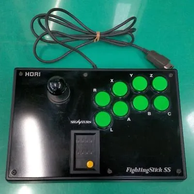 Hori HSS-07 Fighting Stick SS Sega Saturn Arcade Fight Stick Controller Used JP • £52.91