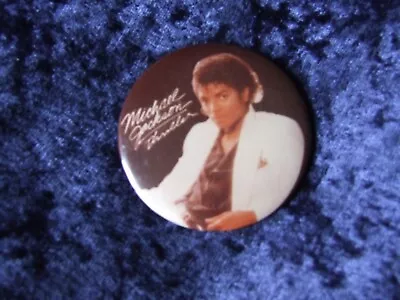 Vintage 1982 Michael Jackson Thriller Pinback Button • $12