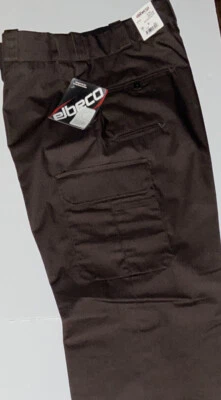 $27.99 • Buy Elbeco Cargo Pants Mens 38 Brown Flex Elastic Waist Utility Uniform Reg Rise