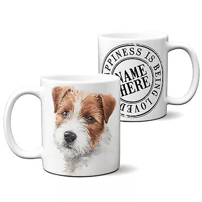 Personalised Jack Russell Mug Pet Portrait Cup Dog Watercolour Puppy Love KDM24 • £12.95