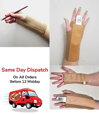 Beige Wrist Hand Support Brace Splint Carpal Tunnel Sprain Arthritis Adjustable • £2.99
