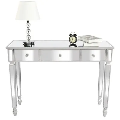 Three Drawers Mirror Table Dressing Table Console Table • $180.90