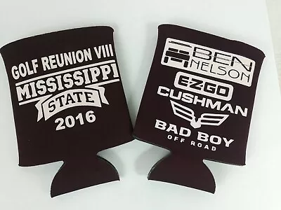 Mississippi State Bulldogs Golf Reunion VIII 2016 Soda Koozies Drink Holders (2) • $17.49
