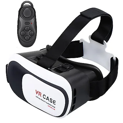 Virtual Reality VR Headset 3D Glasses With Remote For Android IOS IPhone Samsung • $16.99