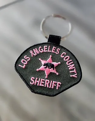Los Angeles Sheriff Department Breast Cancer Keychain • £27.02