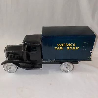 Vintage Metalcraft Pressed Steel Tag Soap Truck For Restoration • $124.99