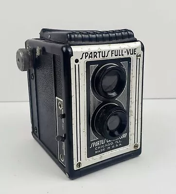$24.99 • Buy Antique Spartus Full-Vue Box Camera 120 Film Top View Chicago Made In USA