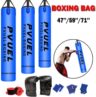 6FT Heavy Duty Punching Bag ADULT HANGING Kick Boxing MMA Fitness Training Bag • $14.24