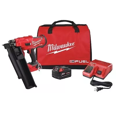 Milwaukee 2744-21 M18 FUEL 18V 21 Degree Framing Nailer 5.0 Ah Kit • $425