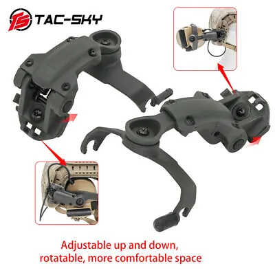 $69.99 • Buy TS TAC-SKY Tactical Helmet Rear ARC Rail Kit For PELTOR ComTac II III Earphones 