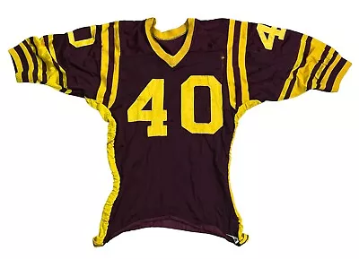 Beautiful Vintage 1950's Durene Fab Knit Brand USC Colors Football Jersey Sz 38 • $161.99