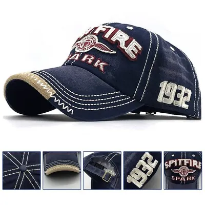 £6.35 • Buy Adjustable Hat Distressed Baseball Cap Men Women Vintage Hats Summer Caps