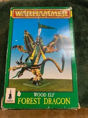 £198.70 • Buy Warhammer Fantasy Wood Elf Forest Dragon And Rider Metal Boxed Rare OOP