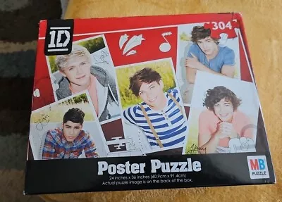 ONE DIRECTION 1D Harry Styles Puzzle 304 Piece 24 X 36  2012 Milton Bradley New • $14.99